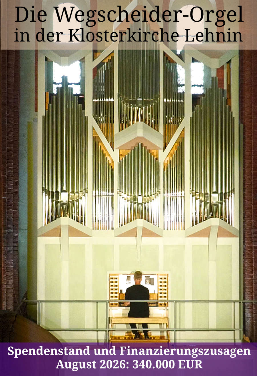 Wegscheider-Orgel Spendenstand August 2026: 340.000 EUR
